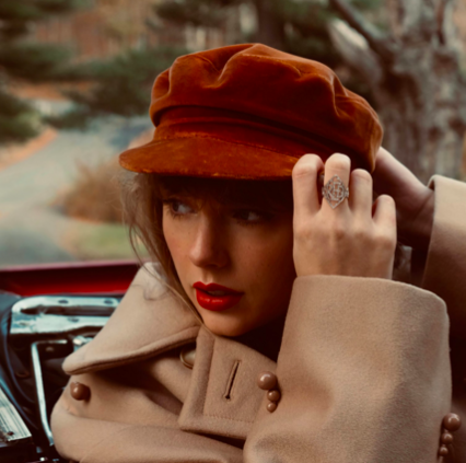 red taylor's version album cover
